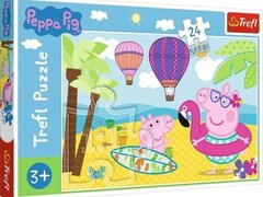 Puzzle Maxi Trefl, Peppa Pig in vacanta, 24 piese